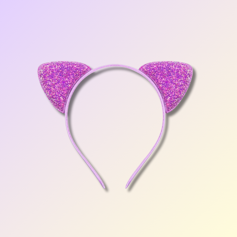 Serre Tête Chat Pailletté