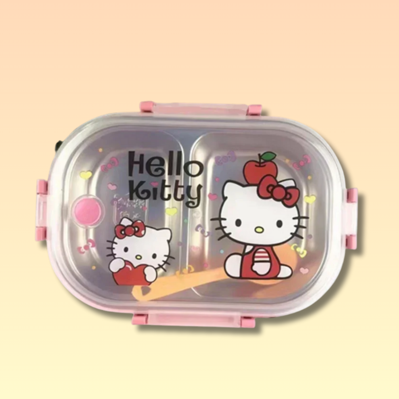 Boîte à Lunch Hello Kitty en Acier Inoxydable 