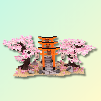 Bloc de Construction de Sakura Arbre Maison