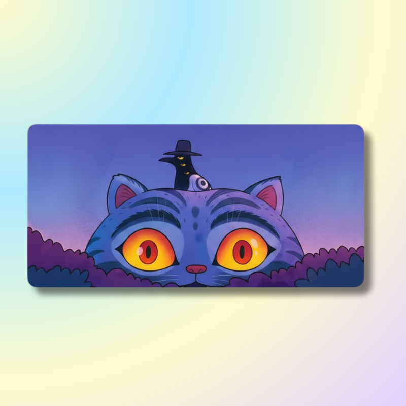 Cute Derpy Tiger Demon Hunters Mouse Pad | Kami Kawaii