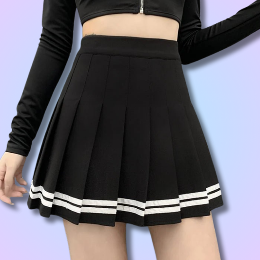 Kawaii Pleated Mini Skirt
