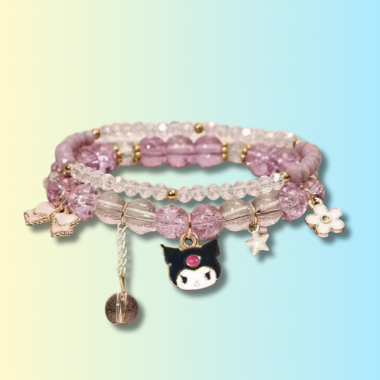 Bracelet Sanrio en Perles Kawaii