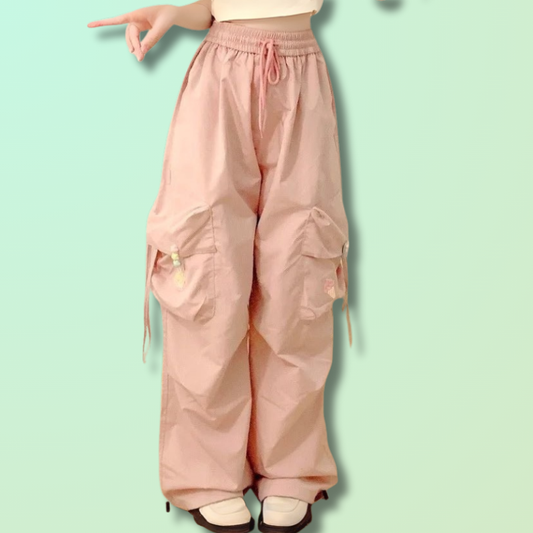 Pantalon Cargo Kawaii