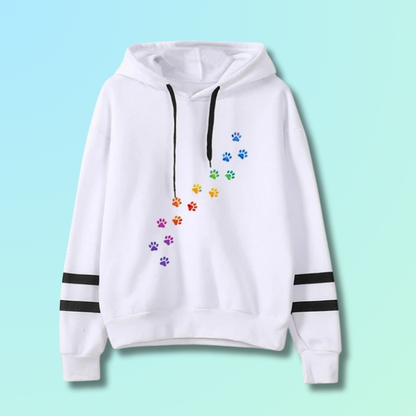 Sweat Kawaii pattes de chat