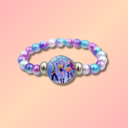 Bracelet en Perles Kawaii Demon Hunters