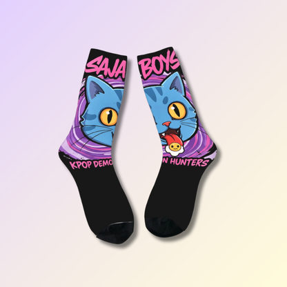 Chaussettes d'Hiver Kawaii Demon Hunters