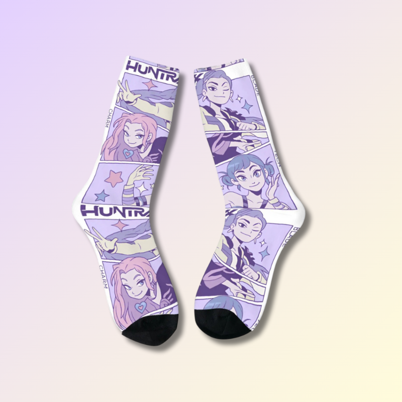 Chaussettes d'Hiver Kawaii Demon Hunters