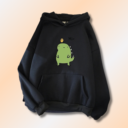 Sweat à Capuche Dinosaure Harajuku Kawaii