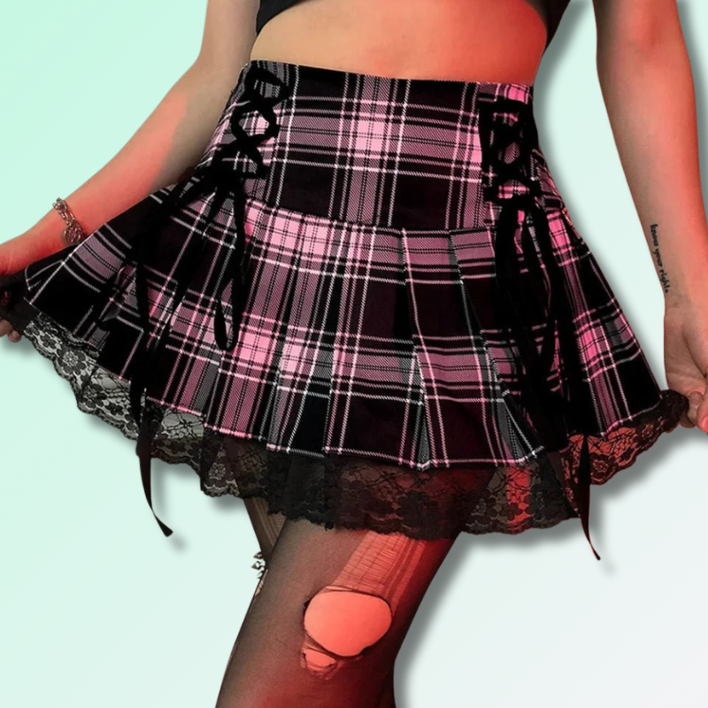 Kawaii Gothic Mini Skirt