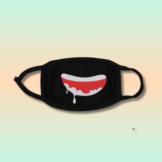 Masque sourire baveux Kawaii