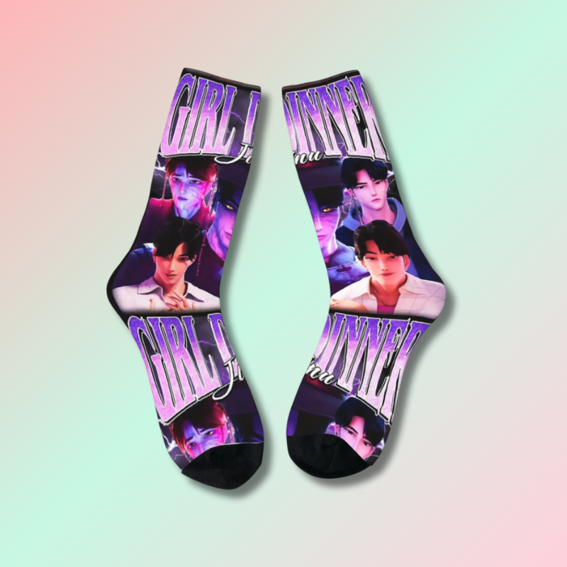 Chaussettes Kawaii Mi-long Demon Hunters