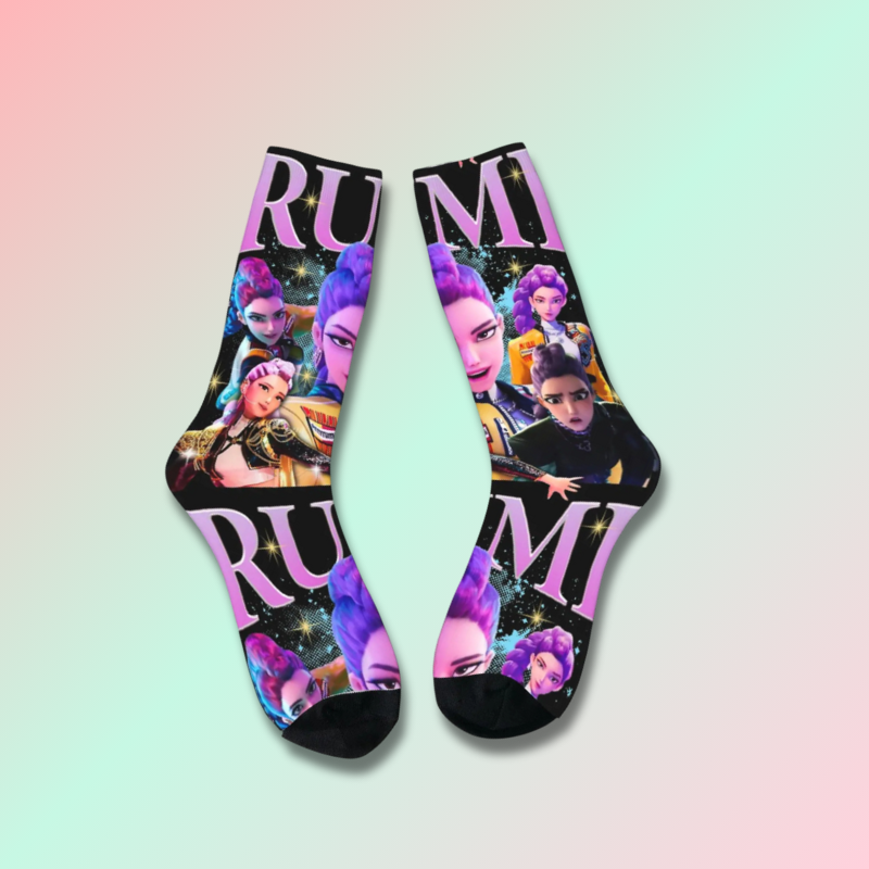 Chaussettes Kawaii Mi-long Demon Hunters