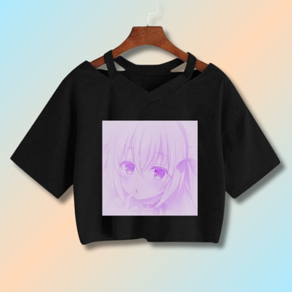 Kawaii Hip Hop Crop Tee