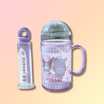 Cute Sanrio Toothbrush & Cup Set