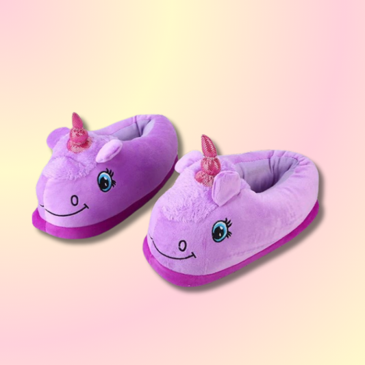 Pantoufles Licorne Kawaii