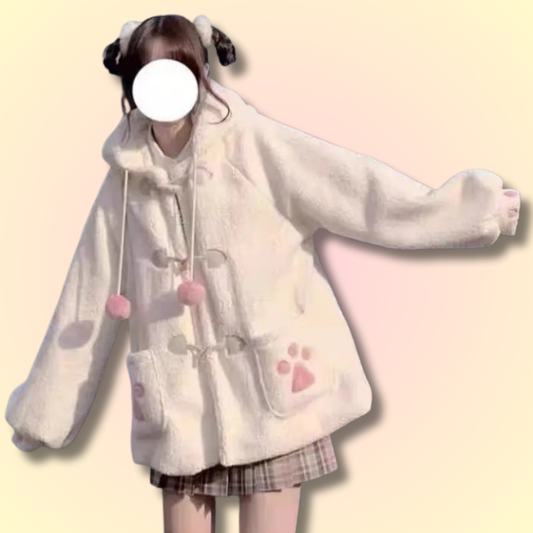Kawaii Sweet Style Claw Coat