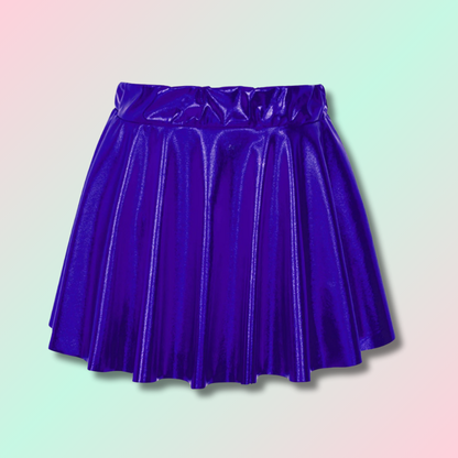 Kawaii Faux Leather Skirt