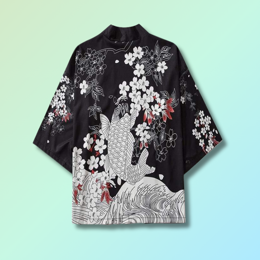 Kimono Carpe Blanc