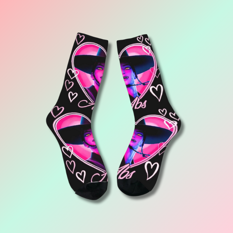 Chaussettes Kawaii Mi-long Demon Hunters