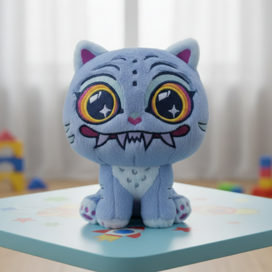 Peluche Kawaii Derpy Tiger Demon Hunters
