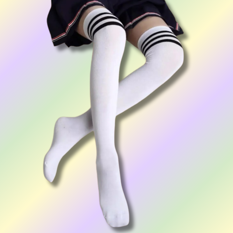 Chaussettes Hautes Harajuku Kawaii