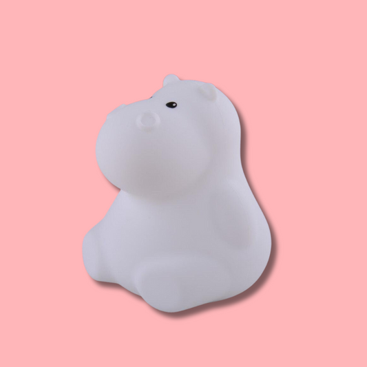Kawaii Hippo LED Night Light