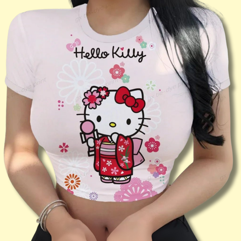 Hello Kitty Crop Top