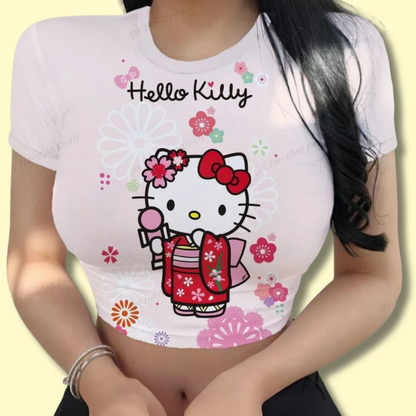 Hello Kitty Crop Top