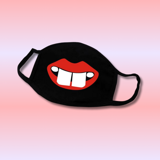 Masque bouche dessinée Kawaii
