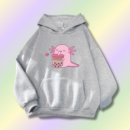 Sweat à Capuche Kawaii Boba Milk Tea
