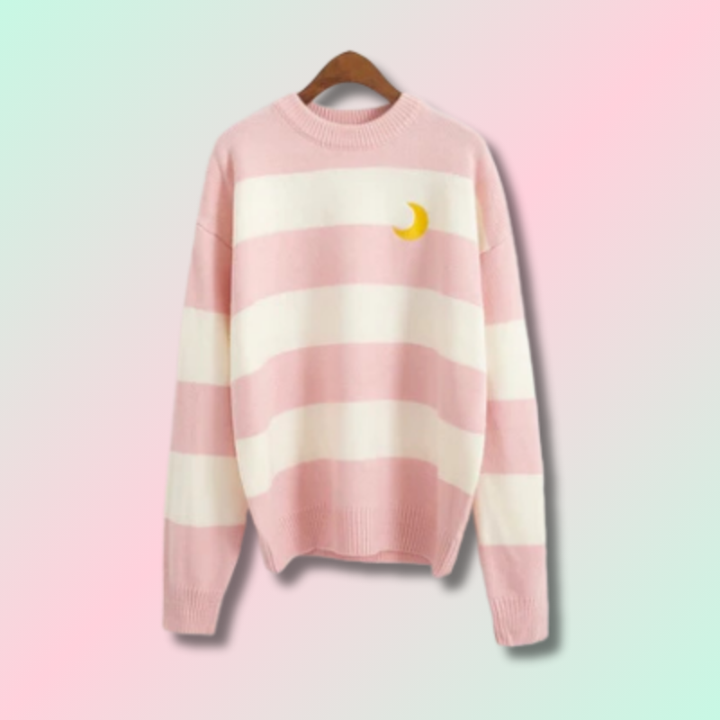 Pull Kawaii à Rayure Harajuku