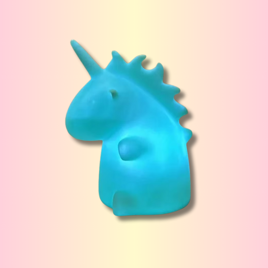 Blue Unicorn Kawaii Night Lights