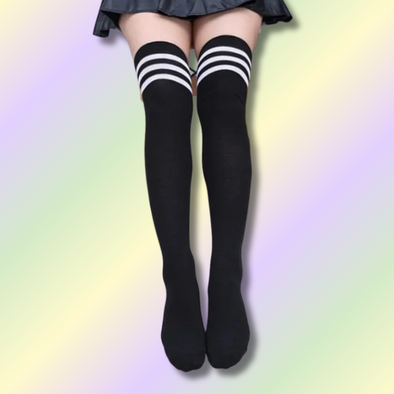Chaussettes Hautes Harajuku Kawaii