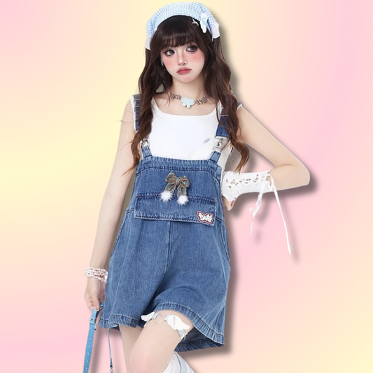 Salopette Short Lapin