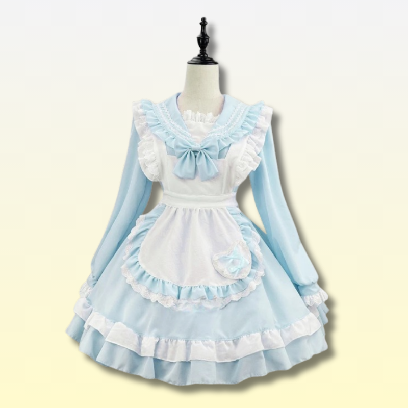 Japanese Maid Apron Uniform