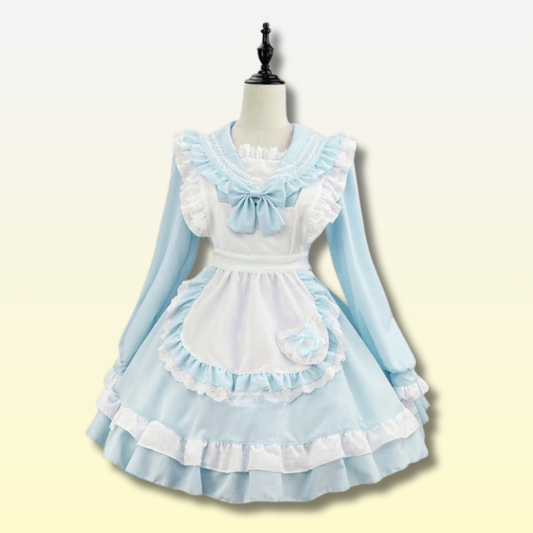 Japanese Maid Apron Uniform