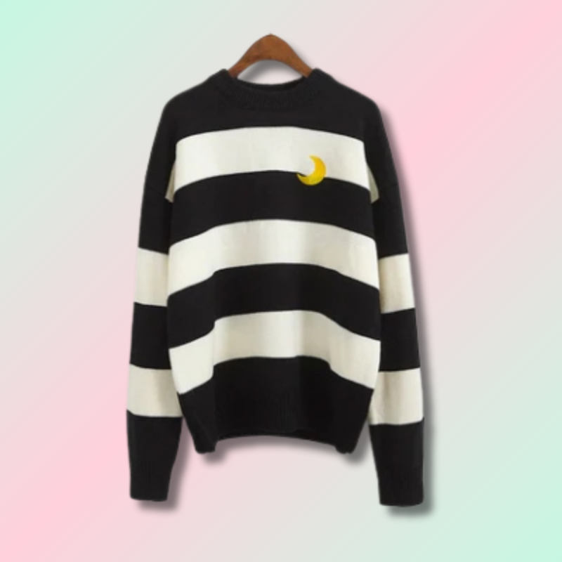 Pull Kawaii à Rayure Harajuku