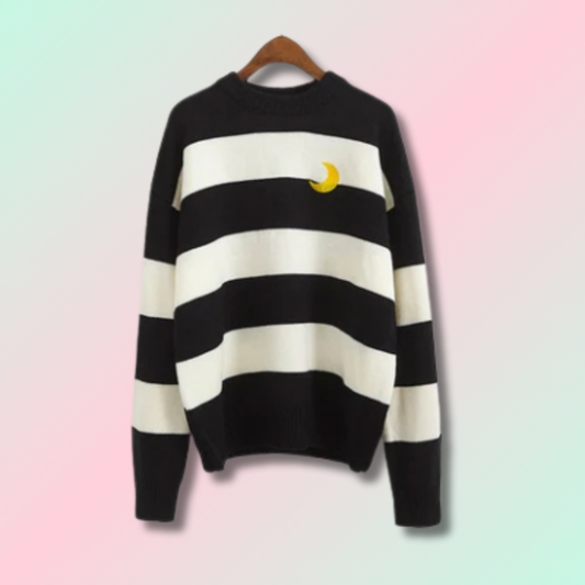 Pull Kawaii à Rayure Harajuku