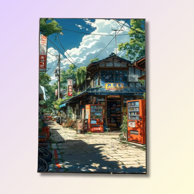 Japanese City Poster