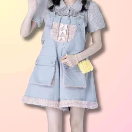Salopette Kawaii Grandes Poches