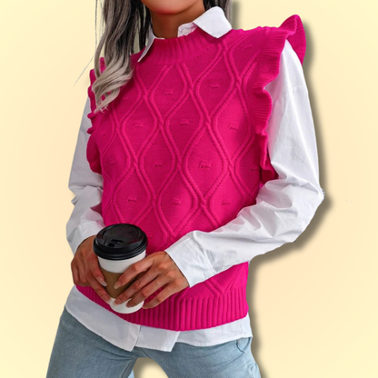 Gilet Kawaii Manches Volantes