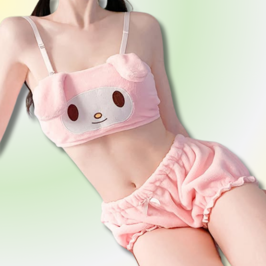 Ensemble de pyjama Kawaii Melody Kuromi