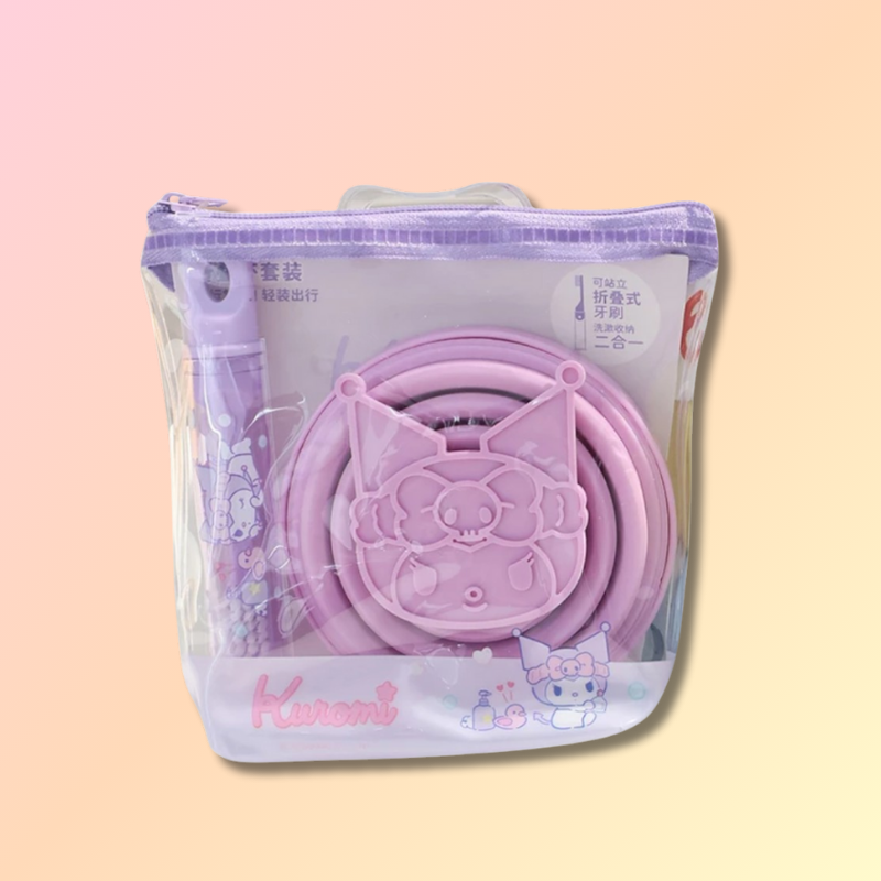 Kawaii Sanrio Toothbrush & Cup Set