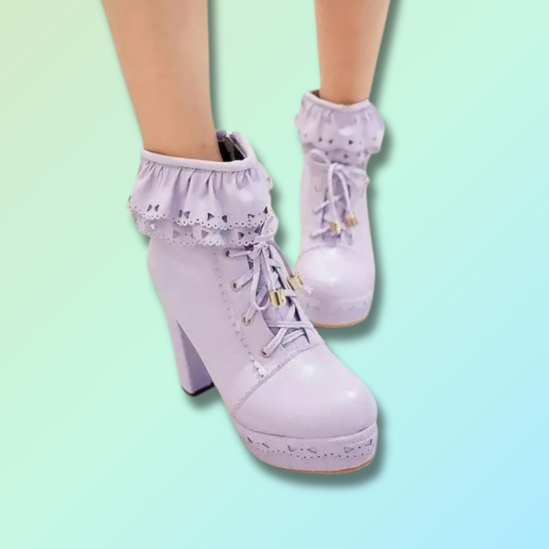 Bottes à Talons Kawaii