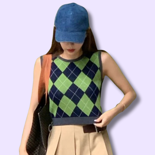 Kawaii Y2k Cropped Vest