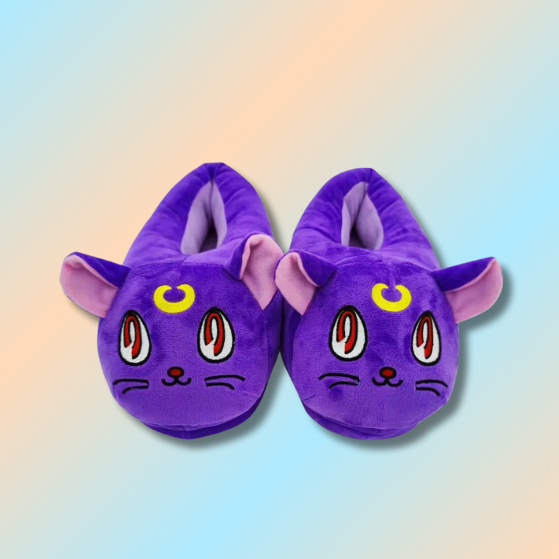 Fluffy Cat Slippers