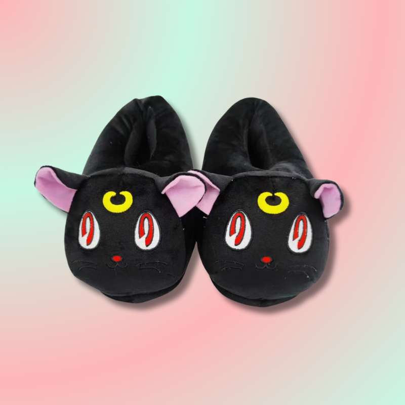 Fluffy Cat Slippers