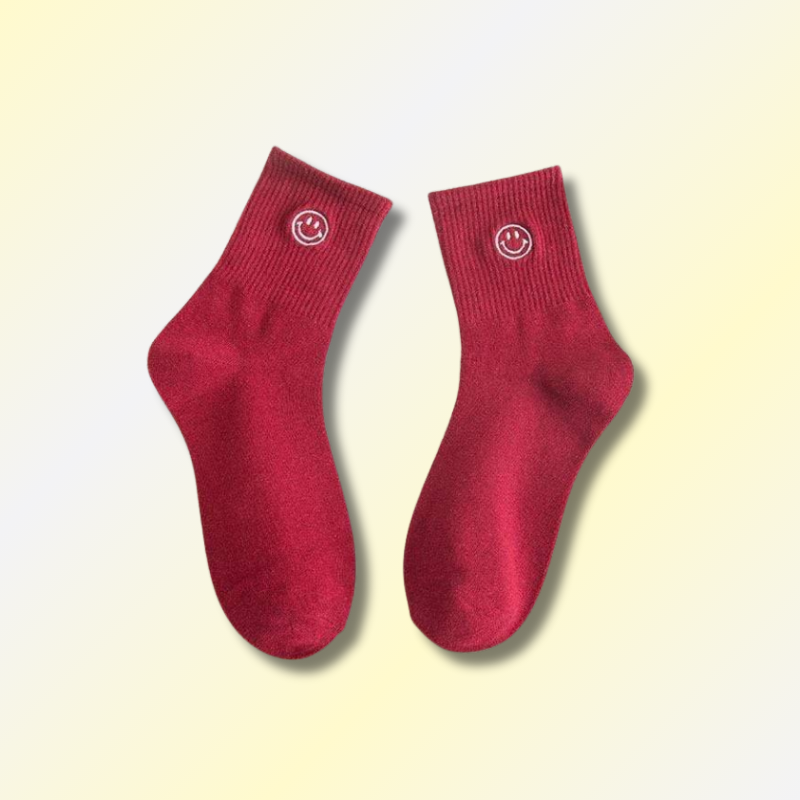 Chaussette Kawaii Smiley