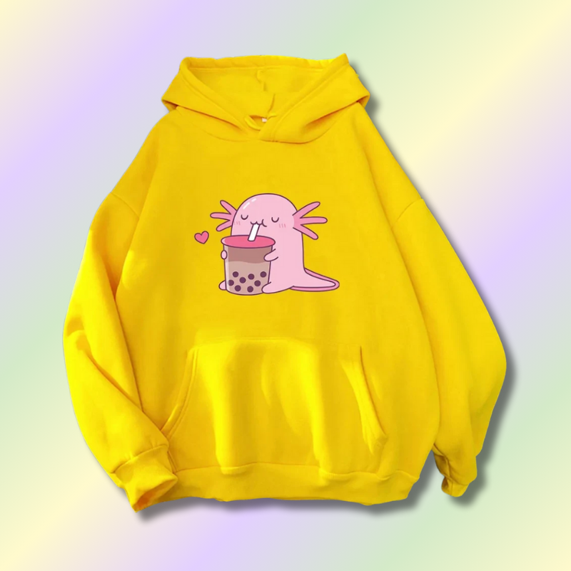 Sweat à Capuche Kawaii Boba Milk Tea