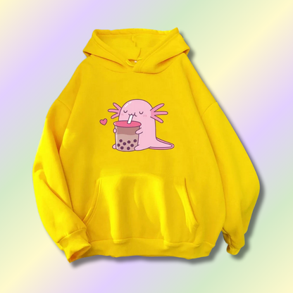 Sweat à Capuche Kawaii Boba Milk Tea